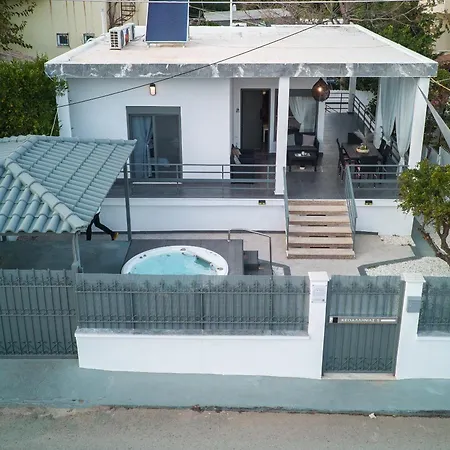 Seaside House In Nea Makri Villa Exterior photo